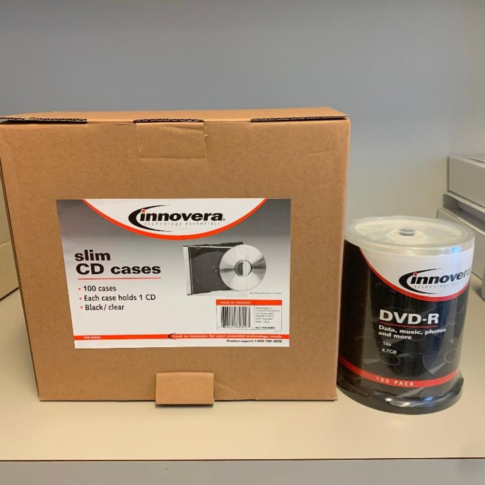 Blank DVD and Case